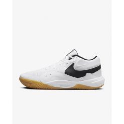 Buty do siatkówki Nike Hyperquick Court Flight. Białe buty sportowe na co dzień męskie Nike, m, bez wzorów, bez ramiączek, bez kaptura, do siatkówki. Za 249.99 zł.