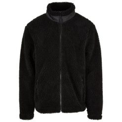Polar Sherpa Urban Classics Basic. Czarne bluzy z polaru męskie Urban Classics, m, bez wzorów, z polaru, bez ramiączek, bez kaptura. Za 337.50 zł.