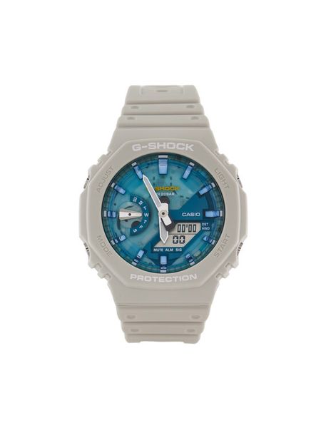 G-Shock Zegarek GA-2100AS-5AER Écru. Analogowe zegarki męskie G-Shock. Za 509.99 zł.