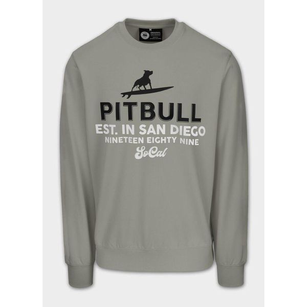 Bluza męska Pitbull SURFING DOG. Zielone bluzy nierozpinane męskie PITBULL, m, bez wzorów, bez ramiączek, bez kaptura. Za 159.99 zł.