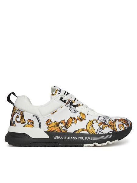 Versace Jeans Couture Sneakersy 78YA3SA1 Biały. Białe buty sportowe na co dzień męskie Versace Jeans Couture, m, bez wzorów, z jeansu, bez ramiączek, bez kaptura. Za 559.99 zł.