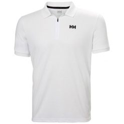 Koszulka polo z zamkiem błyskawicznym 1/2 Helly Hansen HP. Białe koszulki polo męskie Helly Hansen, m, bez wzorów, klasyczne, bez kołnierzyka, bez ramiączek. Za 279.99 zł.