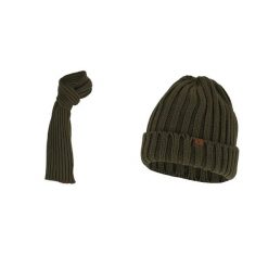 Męski komplet narciarski - Czapka i szalik - Jeden rozmiar. Zielone czapki męskie HEAT KEEPER, na zimę, bez wzorów, z dzianiny, eleganckie. W wyprzedaży za 182.50 zł.