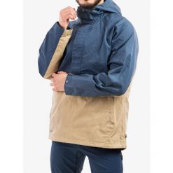 Kurtka męska Fjallraven Vardag Anorak. Niebieskie kurtki męskie Fjällräven, m, bez wzorów, sportowe, bez ramiączek, bez kaptura. Za 665.99 zł.