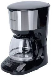 Ekspres do kawy przelewowy 750W 1.25L z dzbankiem do 10 filiżanek kawy. Ekspresy ciśnieniowe Aigostar. Za 172.05 zł.