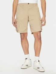 Gap Szorty materiałowe 880822-00 Khaki Relaxed Fit. Brązowe szorty męskie GAP, bez wzorów, z bawełny. Za 139.99 zł.