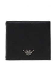 Emporio Armani Portfel Y4R168 Y138E 81072 Czarny. Czarne portfele męskie Emporio Armani, bez wzorów, ze skóry. Za 429.99 zł.