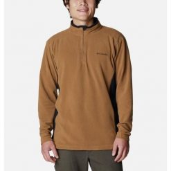 Bluza polarowa COLUMBIA KLAMATH RANGE II HALF ZIP Brązowy. Brązowe kurtki narciarskie i snowboardowe męskie Columbia, na zimę, m, bez wzorów, z polaru, bez kaptura, narciarskie. Za 193.64 zł.