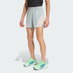 Spodenki do biegania adi365breeze. Brązowe szorty sportowe męskie ADIDAS, bez wzorów, sportowe. Za 219.00 zł.