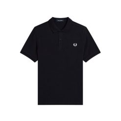 Polo Fred Perry w kolorze Marine klasyczny. Niebieskie koszulki polo męskie Fred Perry, m, bez wzorów, z bawełny, klasyczne, bez kołnierzyka, bez ramiączek. W wyprzedaży za 353.65 zł.