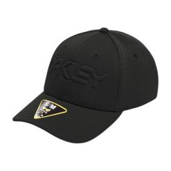 Oakley Czapka 6 Panel Stretch Embossed 912208-02E. Czarne czapki męskie Oakley, bez wzorów. Za 101.99 zł.