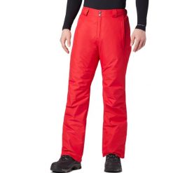 Columbia Spodnie Bugaboo Iv 1864312613. Czerwone spodnie narciarskie i snowboardowe męskie Columbia, bez wzorów, narciarskie. Za 513.99 zł.