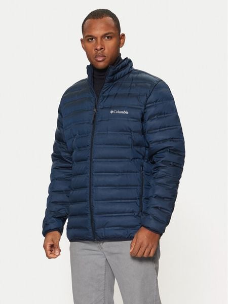 Columbia Kurtka puchowa Lake 22™ II 2086314 Granatowy Regular Fit. Niebieskie kurtki męskie Columbia, m, bez wzorów, z puchu, bez ramiączek, bez kaptura. Za 449.99 zł.