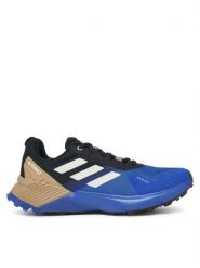 Adidas Trekkingi Terrex Soulstride RAIN.RDY Trail JR7068 Niebieski. Niebieskie buty do biegania męskie ADIDAS, bez wzorów, z materiału, bez zapięcia, do biegania. Za 369.99 zł.