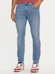 Tommy Jeans Jeansy Austin DM0DM20174 Niebieski Slim Tapered Fit. Niebieskie jeansy męskie Tommy Jeans, bez wzorów, z bawełny. Za 249.99 zł.
