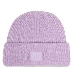 Czapka adidas. Fioletowe czapki męskie ADIDAS, na zimę, bez wzorów. Za 119.99 zł.