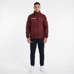 Kurtka przeciwdeszczowa ITALIA SPECIAL dorosła granatowa. Brązowe kurtki męskie Legea, m, bez wzorów, bez ramiączek. W wyprzedaży za 52.00 zł.