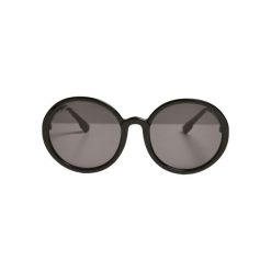 Okulary przeciwsłoneczne z łańcuszkiem Urban Classics Cannes. Czarne okulary przeciwsłoneczne męskie Urban Classics, bez wzorów, sportowe. Za 149.50 zł.