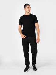Les Hommes T-Shirt | LBT1020700N | Mężczyzna | Czarny. Czarne t-shirty męskie Les Hommes, l, bez wzorów, z bawełny, bez kołnierzyka, bez ramiączek. W wyprzedaży za 399.00 zł.