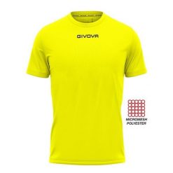 Koszulka Sportowa Givova Microforata 4XL - Oddychająca i Lekka. Żółte t-shirty sportowe męskie Givova, xl, bez wzorów, sportowe, bez ramiączek. Za 131.99 zł.