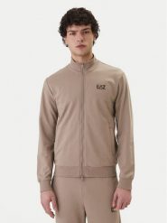 EA7 Emporio Armani Bluza 8NPM31 PJVRZ U6167 Beżowy Regular Fit. Brązowe bluzy rozpinane męskie EA7 Emporio Armani, m, bez wzorów, z bawełny, bez ramiączek, bez kaptura. Za 459.99 zł.