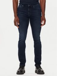 Mustang Jeansy Frisco 1013613 Granatowy Skinny Fit. Niebieskie jeansy męskie Mustang, bez wzorów, z bawełny. Za 254.99 zł.