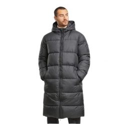Długa kurtka puchowa Urban Classics. Czarne kurtki męskie Urban Classics, na zimę, m, bez wzorów, z puchu, bez ramiączek, bez kaptura. Za 403.00 zł.