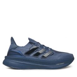 Buty do biegania adidas. Niebieskie buty do biegania męskie ADIDAS, bez wzorów, bez zapięcia, do biegania. Za 719.99 zł.