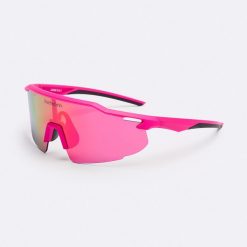 Okulary przeciwsłoneczne antypoślizgowe do biegania i kolarstwa kat.3 - unisex. Czerwone okulary przeciwsłoneczne męskie ROCHEBRIN, bez wzorów, z materiału, sportowe. W wyprzedaży za 294.00 zł.
