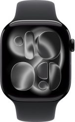Smartwatch Apple Watch 11 GPS 46mm Jet Black Alu Sport Band S/M Czarny (MEUW4RK/A). Czarne zegarki smartwatch Apple. Za 1,882.48 zł.