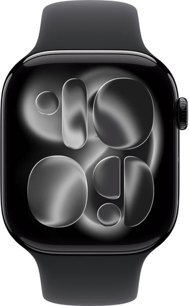 Smartwatch Apple Watch 11 GPS 46mm Jet Black Alu Sport Band S/M Czarny (MEUW4RK/A). Czarne zegarki smartwatch Apple. Za 1,882.48 zł.