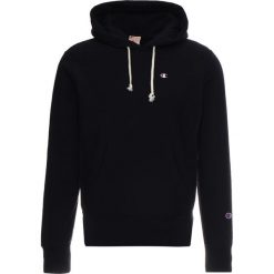 Champion Reverse Weave HOODED Bluza z kapturem black. Czarne bluzy nierozpinane męskie Champion Reverse Weave, z bawełny. Za 419.00 zł.