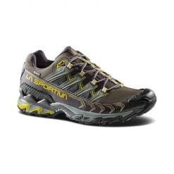 Buty trekkingowe męskie La Sportiva La Ultra Raptor Ii Gtx. Brązowe buty trekkingowe męskie La Sportiva, bez wzorów, z materiału, bez zapięcia, trekkingowe. Za 869.99 zł.