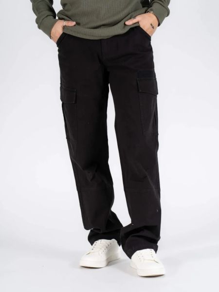 Męskie Spodnie Materiałowe Marcus Gerry Cargo 9098 Black 16-200135. Czarne spodnie na co dzień męskie MARCUS, bez wzorów, z materiału. Za 169.99 zł.