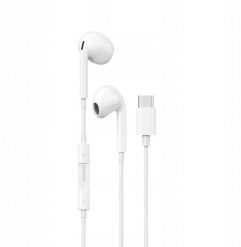 Dudao słuchawki douszne ze złączem USB Typu C biały (X14PROT). Białe słuchawki douszne Dudao. Za 27.75 zł.