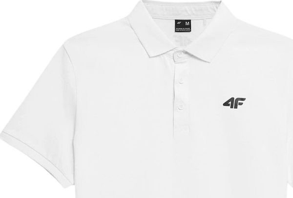4f Koszulka polo 4F 4FWMM00TPTSM316 10S. Koszulki polo męskie 4f, m, bez wzorów, bez kołnierzyka, bez ramiączek. Za 73.97 zł.