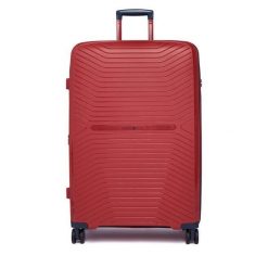 Walizka duża Beverly Hills Polo Club. Czerwone walizki męskie Beverly Hills Polo Club, bez wzorów, duże. Za 399.99 zł.