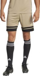 Spodenki męskie adidas Squadra 25 beżowo-czarne JP3403 XL. Brązowe szorty sportowe męskie ADIDAS, bez wzorów, sportowe. Za 151.20 zł.