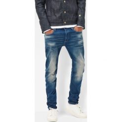 G-Star Raw - Jeansy 3301 Slim. Niebieskie jeansy męskie G-Star Raw, z bawełny, retro. W wyprzedaży za 369.90 zł.