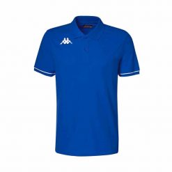 Polo Kappa Barli. Białe koszulki polo męskie Kappa, m, bez wzorów, eleganckie, bez kołnierzyka, bez ramiączek. Za 185.00 zł.