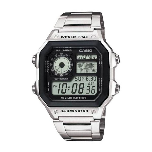 Zegarek Casio. Szare zegarki męskie Casio, srebrne. Za 219.99 zł.