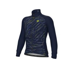 Kurtka rowerowa męska Alé Cycling Solid Byte. Niebieskie kurtki męskie ALÉ CYCLING, m, bez wzorów, bez ramiączek, bez kaptura. W wyprzedaży za 542.99 zł.
