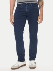 Pierre Cardin Jeansy C7 34510.8147 Granatowy Tapered Fit. Niebieskie jeansy męskie Pierre Cardin, bez wzorów, z bawełny. Za 349.99 zł.