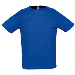 Męska Sportowa Koszulka Raglanowa. Niebieskie t-shirty sportowe męskie SOL'S, m, bez wzorów, sportowe, bez ramiączek. Za 40.99 zł.