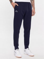 Kappa Spodnie dresowe Zant 303MJC0 Granatowy Regular Fit. Niebieskie spodnie dresowe męskie Kappa, bez wzorów, z bawełny. Za 99.99 zł.