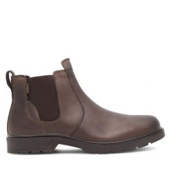 Sztyblety Lasocki. Brązowe sztyblety męskie Lasocki, bez obcasa, bez zapięcia. Za 139.99 zł.