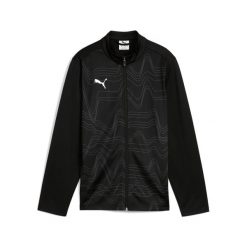 Kurtka z dresu Puma teamGoal Graphic. Czarne kurtki męskie Puma, bez wzorów, z dresówki, sportowe, bez ramiączek, bez kaptura. Za 292.00 zł.