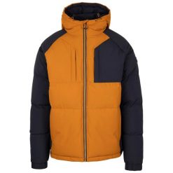 Kurtka Ocieplana Męska Deffords. Brązowe kurtki męskie Trespass, m, bez wzorów, z puchu, sportowe, bez ramiączek, bez kaptura. Za 297.99 zł.