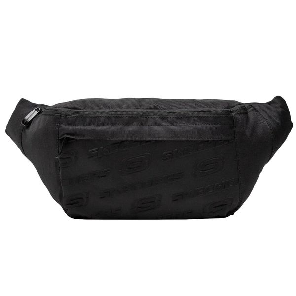Torebka nerka sportowa dla dorosłych Santa Clara Waist Bag pojemność 1 L. Czarne saszetki męskie Skechers, bez wzorów. Za 59.99 zł.