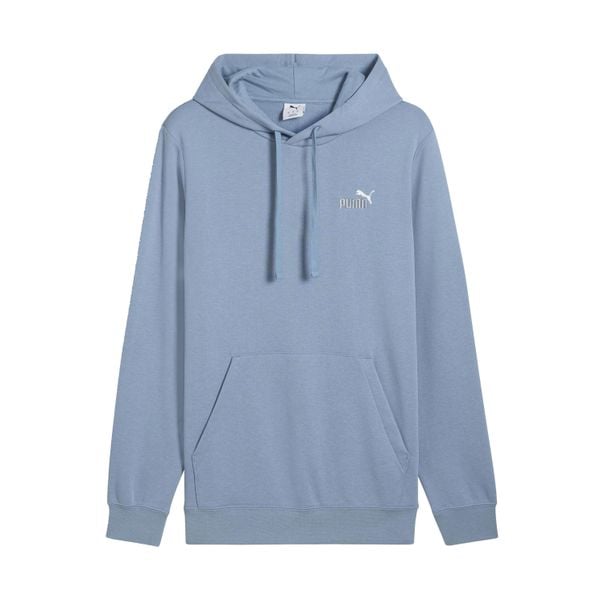 Bluza z kapturem Puma Logo N° 1 Essentials. Niebieskie bluzy nierozpinane męskie Puma, m, bez wzorów, sportowe, bez ramiączek, z kapturem. W wyprzedaży za 186.15 zł.